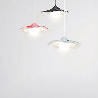Nordic Creative Iron PE Lotus Leaf LED Pendant Light