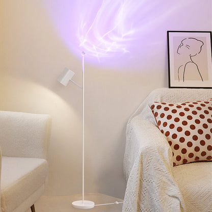 Modern Minimalist Rod Hardware Acrylic LED Standing Floor Lamp