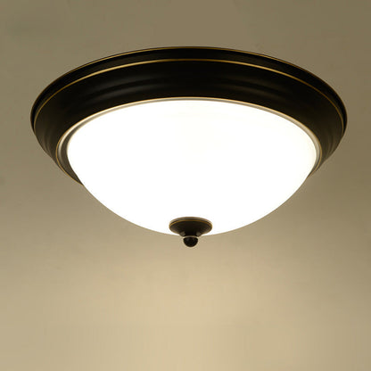 Modern Retro Rustic LED Iron Flush Mount Lighting