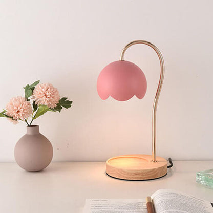 Nordic Rose Dome Dimmable 1-Light Melting Wax Table Lamp