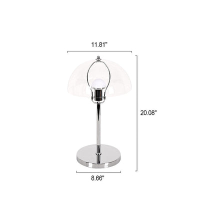 Nordic Vintage Clear Dome Acrylic LED USB Table Lamp