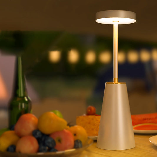 Modern Minimalist Cylindrical PC Iron LED Table Lamp For Living Room