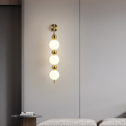 مصباح حائط LED مصنوع من الألومنيوم والبلاستيك بتصميم عصري بسيط لغرفة النوم 