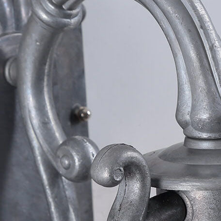 مصباح الكيروسين الصناعي الكلاسيكي المصنوع من الألومنيوم، مصباح حائط خارجي مقاوم للماء، مزود بضوء واحد 