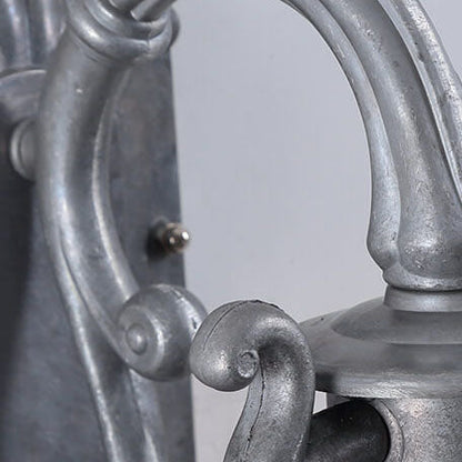 مصباح الكيروسين الصناعي الكلاسيكي المصنوع من الألومنيوم، مصباح حائط خارجي مقاوم للماء، مزود بضوء واحد 