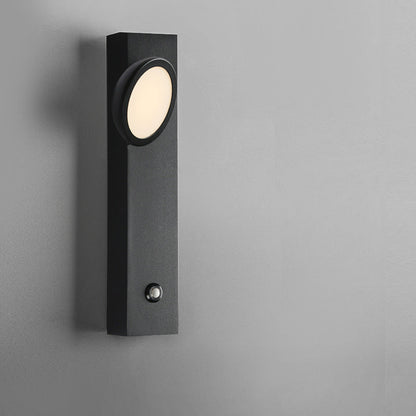 Modern Simplicity Aluminum Iron Acrylic Strip Cubic Round LED Wall Sconce Lamp For Bedside