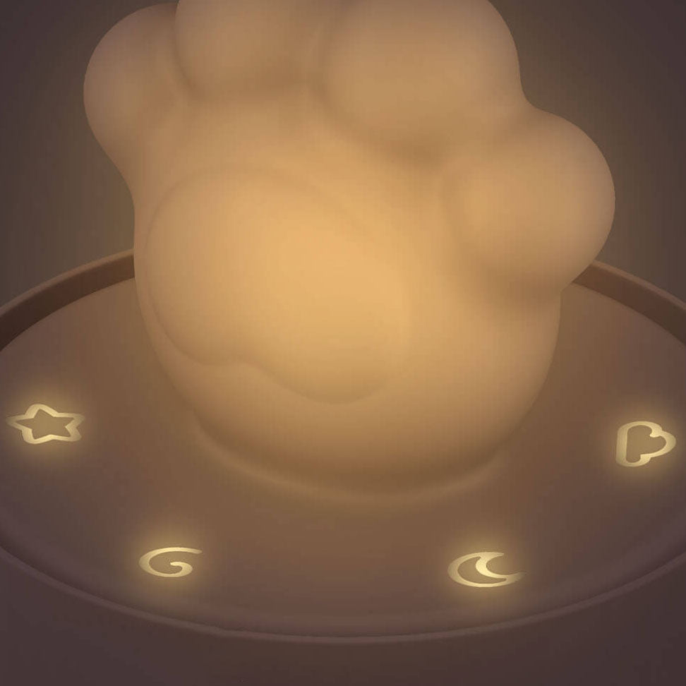 Creative Cartoon Cat Claw LED Eye Protection USB Night Light Table Lamp