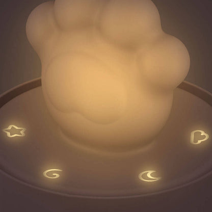 Creative Cartoon Cat Claw LED Eye Protection USB Night Light Table Lamp