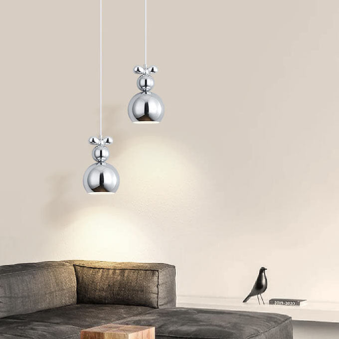 Modern Minimalist Hardware Design Sphere 1-light Pendant Light