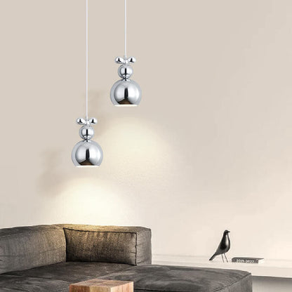 Modern Minimalist Hardware Design Sphere 1-light Pendant Light