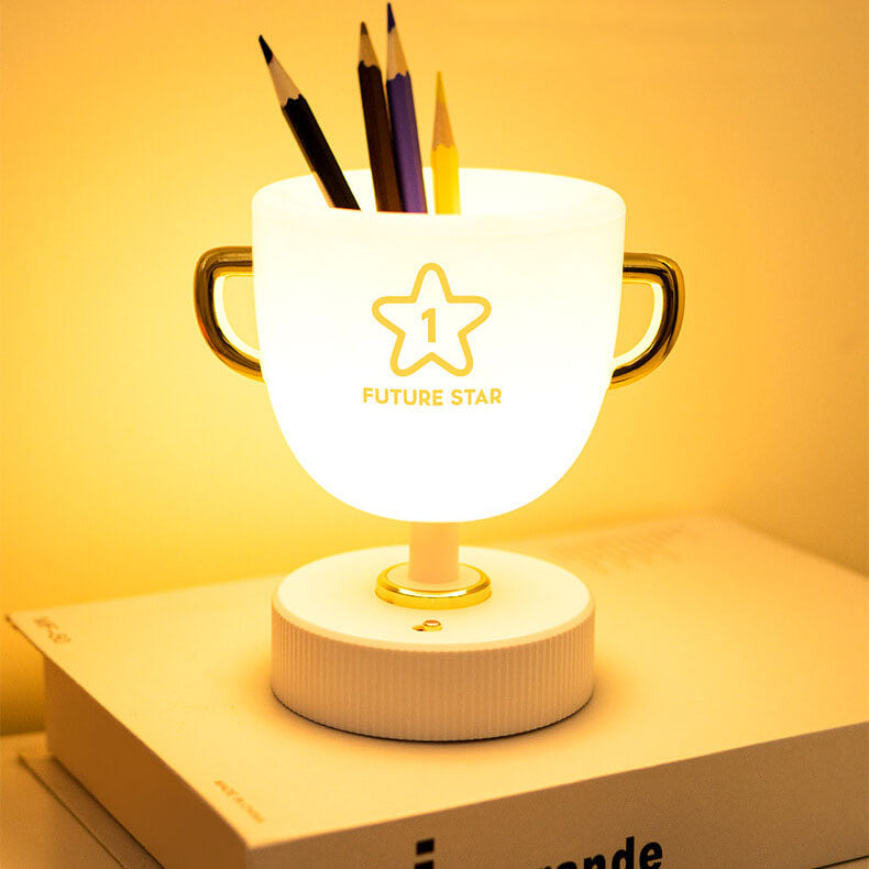 Creative Trophy Cup LED Night Light USB Table Lamp