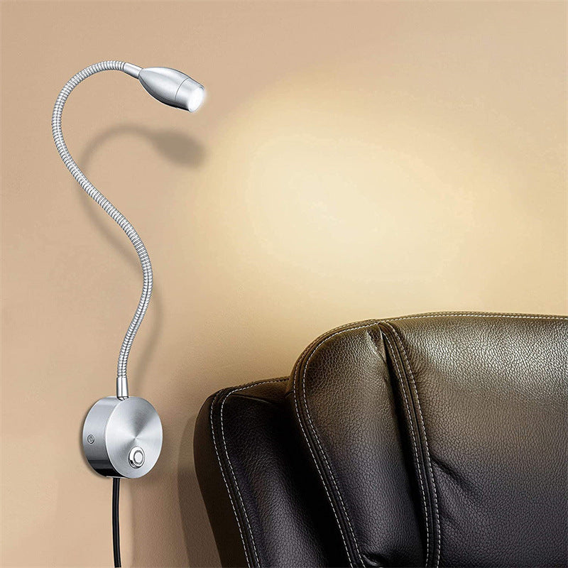 مصباح حائطي حديث مزود بمنفذ USB LED 