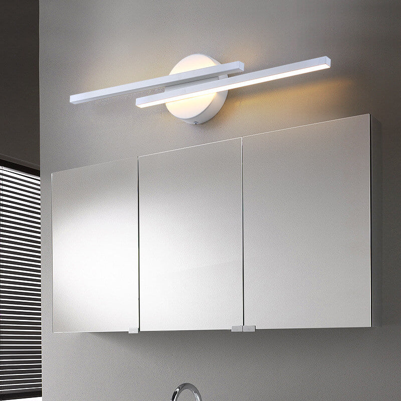 Modern Light Luxury Bar Iron Acrylic LED Vanity Light Wall Sconce Lamp