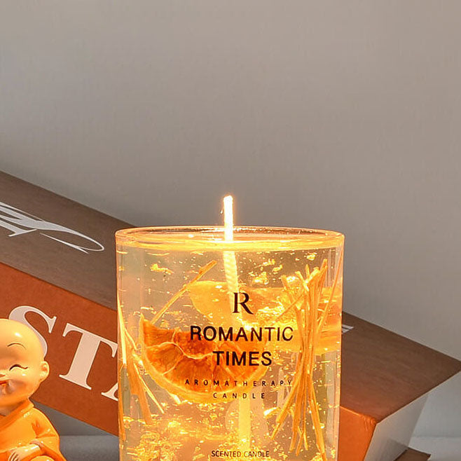 European Log Hardware Timing 1-Light Melting Wax Table Lamp