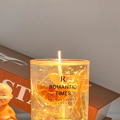 European Log Hardware Timing 1-Light Melting Wax Table Lamp