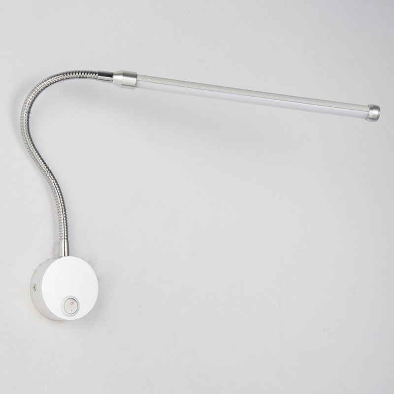 Modern Simplicity Aluminum PC Strip LED Wall Sconce Lamp For Bedside