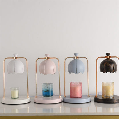 Modern Orchid Metal Aromatherapy Melting Wax 1-Light Table Lamp