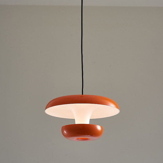 Modern Minimalist Solid Color Jellyfish Iron LED Pendant Light