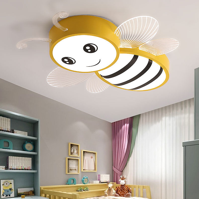 مصباح سقف LED بتصميم النحلة الأكريليكي الحديدي الحديث لغرفة المعيشة