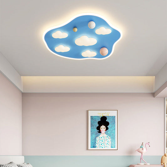 مصباح سقف LED حديث بسيط من الراتينج الأكريليكي الحديدي بتصميم دب كرتوني لغرفة النوم