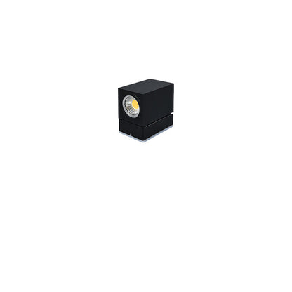 Modern Simplicity Waterproof Adjustable Angle Square Aluminum LED Wall Sconce Lamp For Outdoor Patio