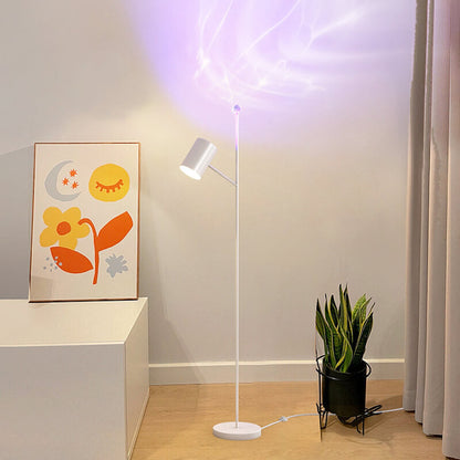 Modern Minimalist Rod Hardware Acrylic LED Standing Floor Lamp