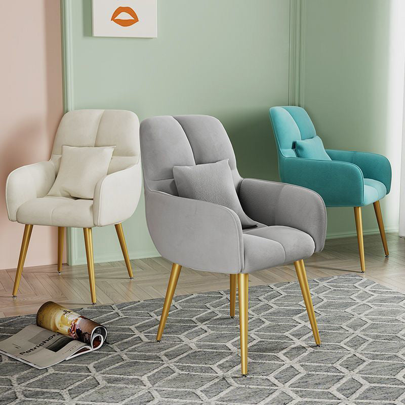 Modern Minimalist Sponge Square Vanity Stool Backrest For Bedroom