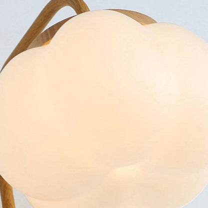French Simple Cream Style Raw Kapok 1-Light Wall Sconce Lamp
