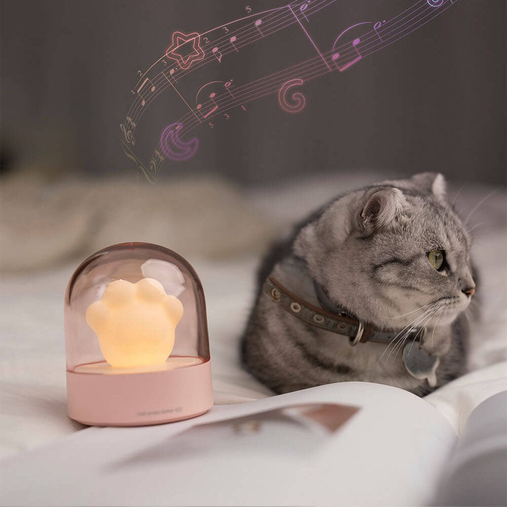 Creative Cartoon Cat Claw LED Eye Protection USB Night Light Table Lamp