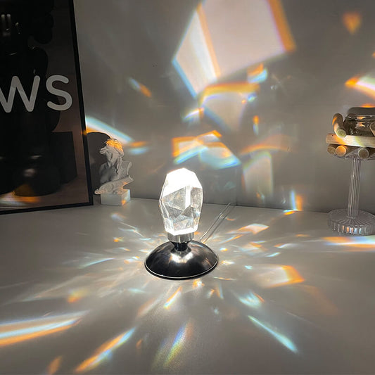 Diamond Crystal Luxury Ambient LED Night Light Table Lamp