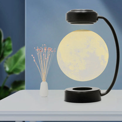 Creative Magnetic Levitation Moon LED Decorative Table Lamp
