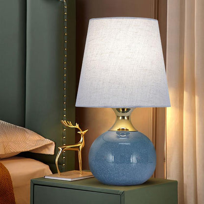 Modern Decorative Ceramic 1-Light Touch Dimming Table Lamp