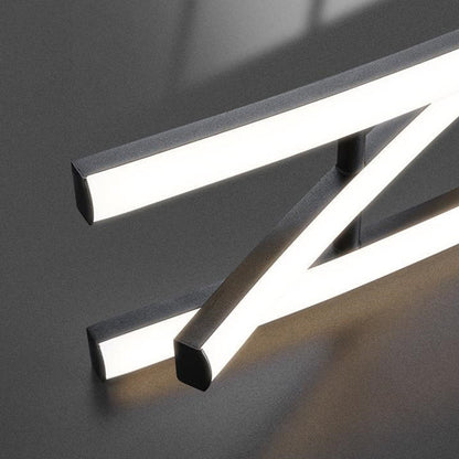 Modern Minimalist Wave Arch Aluminum Hardware LED Island Light Chandelier For Dining Room