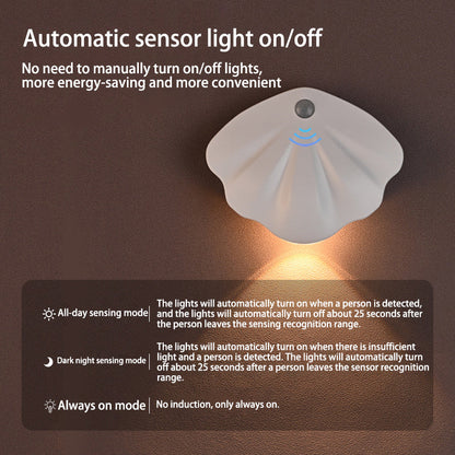 مصباح حائط LED قابل لإعادة الشحن مصنوع من مادة ABS بتصميم عصري وبسيط ومقاوم للماء للاستخدام في الفناء الخارجي