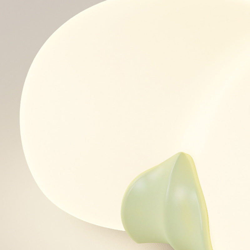 Modern Art Deco Bubble Flower PE Iron LED Flush Mount Ceiling Light For Bedroom
