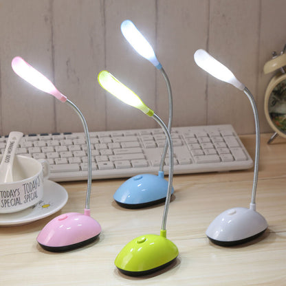 Creative Mini Macaron Plastic LED Folding Eye Care Battery Desk Lamp