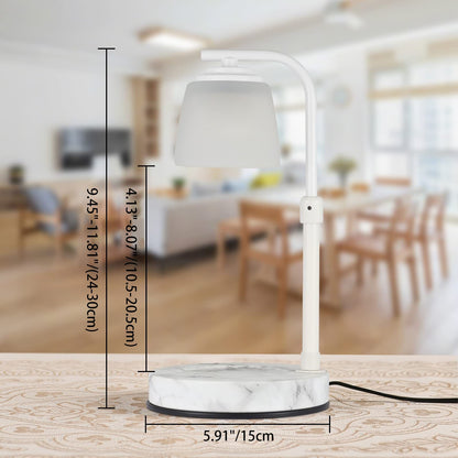 Modern Minimalist Lifting Solid Wood Cylinder 1-Light Melting Wax Table Lamp