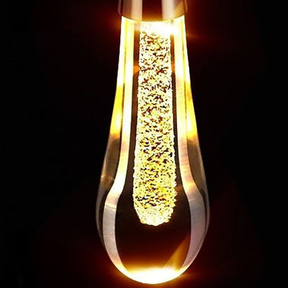Contemporary Scandinavian Water Drops Iron Aluminum Crystal LED Chandelier For Bedroom