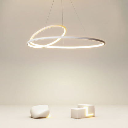 Modern Minimalist Round Iron LED Chandelier