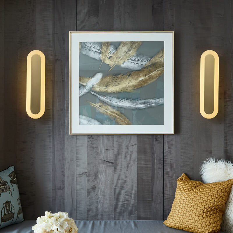 Modern Luxury Brass Ring LED Wall Sconce Lamp