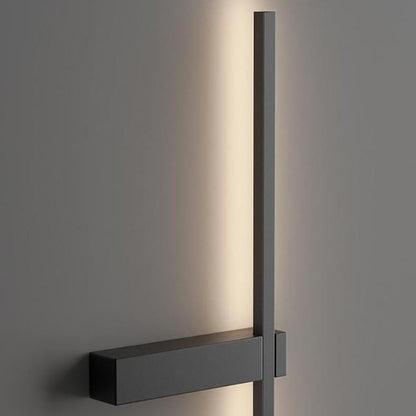 مصباح حائط LED بتصميم عصري بسيط من الحديد والألومنيوم والسيليكا لغرفة النوم 