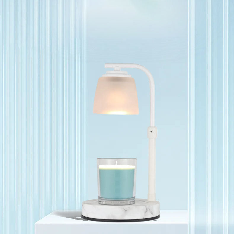 Modern Minimalist Lifting Solid Wood Cylinder 1-Light Melting Wax Table Lamp