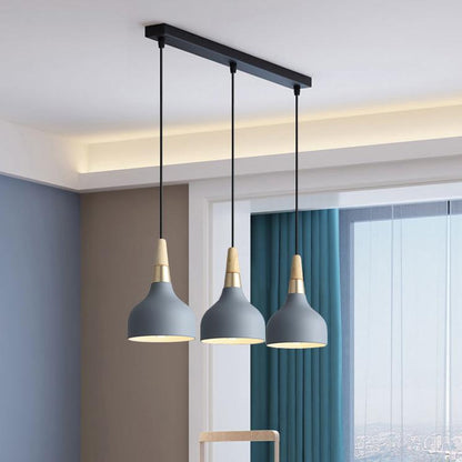 Creative Modern Macaron Disc Art 1-Light Pendant Light