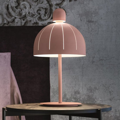 Nordic Pink Mushroom Metal LED Table Lamp