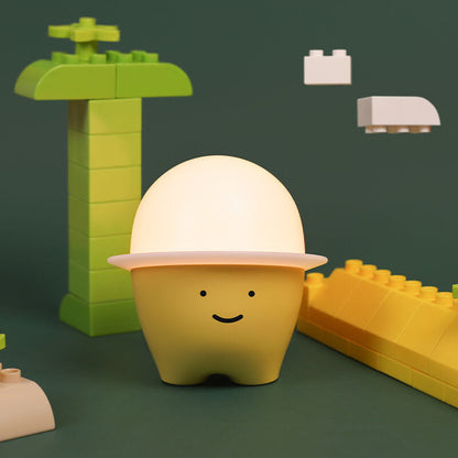 Creative Cute Emoji Silicone LED Night Light Bedside Table Lamp