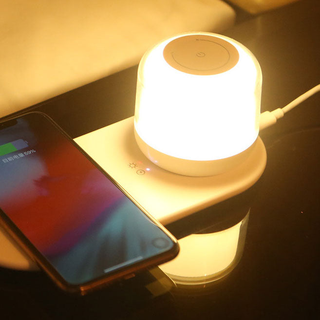 Creative Multifunctional Separate Magnetic Touch Infinitely Dimmable LED Night Light Table Lamp