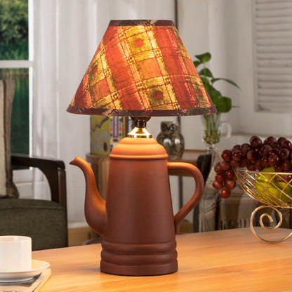 Nordic Retro Teapot Decorative Ceramic 1-Light Table Lamp