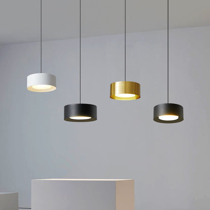 Modern Minimalist Round Head Iron LED Pendant Light