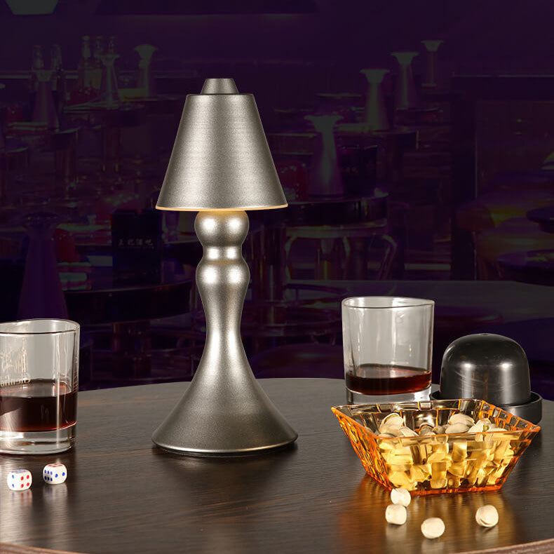 Modern Metal Rechargeable LED Table Lamp