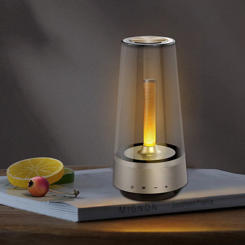 Creative Candle Design Bluetooth Speaker LED Table Lamp